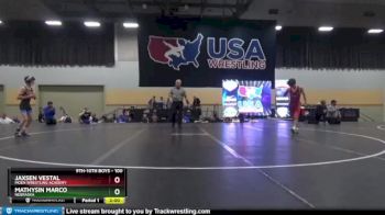 100 lbs Champ. Round 2 - Mathysin Marco, Nebraska vs Jaxsen Vestal, Moen Wrestling Academy