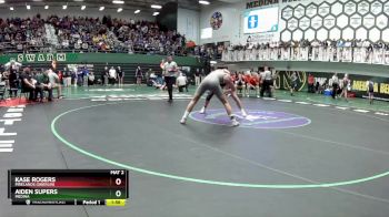 157 lbs Champ. Round 2 - Kase Rogers, Firelands (Oberlin) vs Aiden Supers, Medina