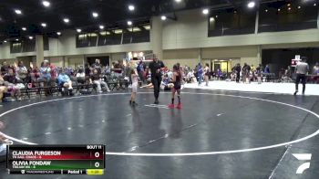 62 lbs Round 4 (6 Team) - Olivia Fondaw, Trojan WA vs Claudia Furgeson, TN AAU- Chaos