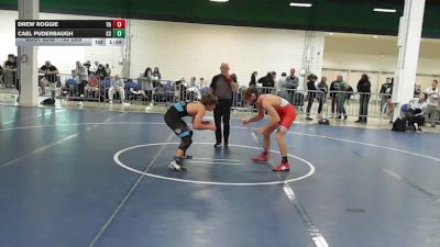 132 lbs Consi Of 64 #2 - Drew Roggie, VA vs Cael Puderbaugh, KS