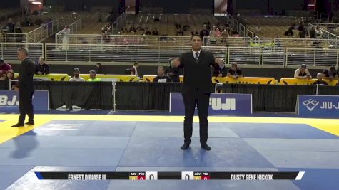 Dusty Gene Hickox vs Ernest DiBiase III 2025 Pan Jiu Jitsu IBJJF Championship