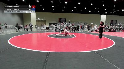 190 lbs Semis - Gideon Carlisle, Mighty Bluebirds vs Everett Joyce, Wichita Training Center