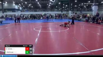 125 lbs Round 2 (6 Team) - Billy Ackley, INTEGRITY WC vs Ian Mathuse, BLACKHAWK WC