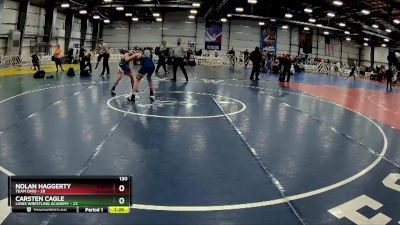 130 lbs Rd# 5- 3:45pm Friday Final Pool - Carsten Cagle, Lions Wrestling Academy vs Nolan Haggerty, Team Ohio