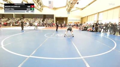 128-H lbs Consi Of 8 #1 - Mason Jacobellis, Patchogue-Medford vs Brady Full, Mat Assassins