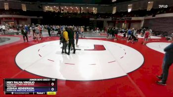 165 lbs Quarterfinal - Joshua Henderson, Hurricane Wrestling Academy vs Miky Palma Virgilio, Putnam City West High School Wrestling