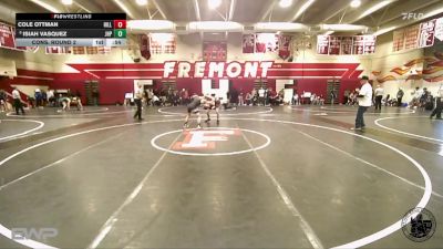 120 lbs Cons. Round 2 - Isiah Vasquez, John H Pitman vs Cole Ottman, Hillsdale