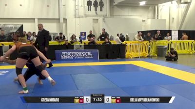 Delia May Kolanowski vs Greta Notaro 2025 World IBJJF Jiu-Jitsu No-Gi Championship