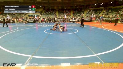 78 lbs Consolation - Remington Scanlan, Team Aggression vs Savina Burgo, Commandos Wrestling Academy