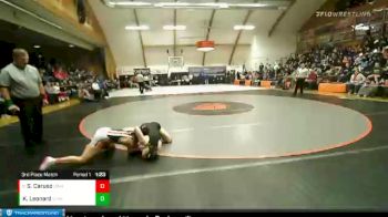 105 lbs 3rd Place Match - Sienna Caruso, Crater vs Kate Leonard, St. Helens