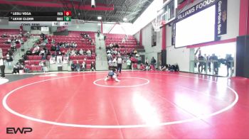 130 lbs Cons. Semi - Lesli Vega, PATHWAYS vs Lexie Cloer, Bentonville West High School