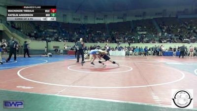 100 lbs Consi Of 8 #2 - Mackenzie Tibbals, Westmoore Wresting vs Katelin Anderson, Bridge Creek Wrestling