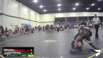 200 lbs Cons. Round 2 - Cameron Perryman, Unattached vs Diego Ayala, Tribe Wrestling Club