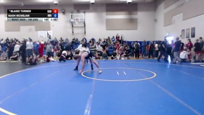 190 lbs Champ. Round 2 - Blaise Turner, East Idaho Elite Wrestling Club vs Nash McMilian, Hawk Wrestling Club