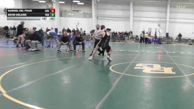 130 lbs Consi Of 16 #2 - Gabriel Del Frari, Lebanon NH vs Devin DeLaire, Fisheye WC