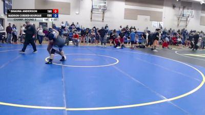 190-207 lbs Champ. Round 2 - Shauna Anderson, Team Idaho Wrestling Club vs Madison Cordier-Bourque, Fighting Squirrels Wrestling Club