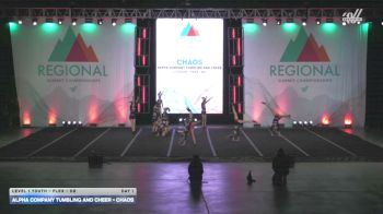 Alpha Company Tumbling and Cheer - Chaos [2026 L1 Youth - Flex - D2 DAY 1] 2026 The Midwest Regional Summit