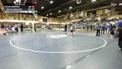 120 lbs Cons. Round 2 - Hallin Carbaugh, Cabrillo vs Zephyr Aubuchon, Carlsbad