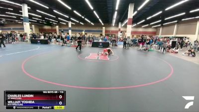 113 lbs Cons. Round 3 - Charles Lundin, 3F Wrestling vs William Yoshida, NTX Wrestling