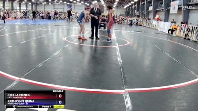 122 lbs Rd# 9- 11:30am Saturday - Kathrynn Quina, Maryland Gold vs Stella McNeil, Lady Rangers