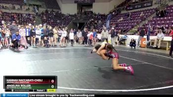 115 lbs Quarterfinal - Hannah Naccarati-Cholo, Arizona Girls Wrestling vs Angelina Roller, Betterman Elite Wrestling