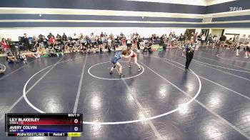 140 lbs Round 4 (6 Team) - Lily Blakesley, Utah 2 vs Avery Colvin, Utah 1