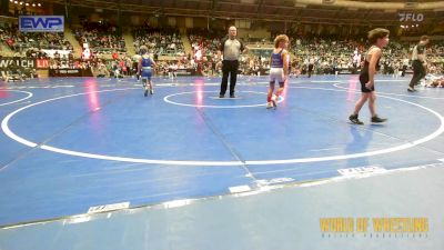 75 lbs Round Of 16 - Berringer Robbins, Greater Heights Wrestling vs Kaisen Kelley, Tiger Trained Wrestling