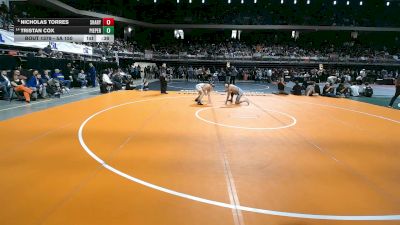 5A 150 lbs 5th Place Match - Tristan Cox, Comal Pieper vs Nicholas Torres, Mission Sharyland