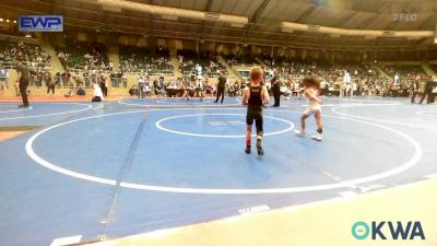 37 lbs Rr Rnd 3 - Henry Howell, Henryetta Knights Wrestling Club vs Brielle Cablay, Total Kaos