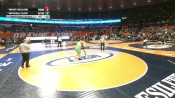 2A 285 lbs Cons. Round 3 - Brady Mullens, Peoria (Notre Dame) vs Mitchell Clapp, Mattoon
