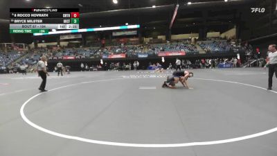 184 lbs Champ. Round 1 - Bryce Milster, Oklahoma City vs 8 Rocco Hovrath, Cumberland