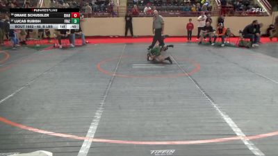 65_B lbs Round Of 64 - Drake Schussler, Chartiers-Houston vs Lucas Rubish, Frazier