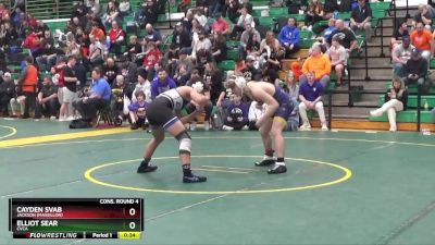 138 lbs Cons. Round 4 - Elliot Sear, Cvca vs Cayden Svab, Jackson (massillon)