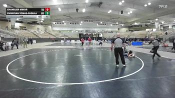 106 lbs 2nd Wrestleback (8 Team) - Christian Tomas-Padilla, Greeneville High School vs Chandler Minor, Tullahoma High School