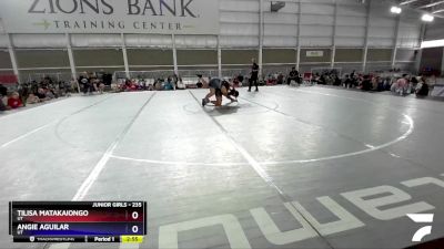 235 lbs 1st Place Match - Tilisa Matakaiongo, UT vs Angie Aguilar, UT