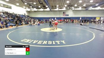 141 lbs Semifinal - Justin Ciliotta, Stevens vs Victor Perlleshi, JWU