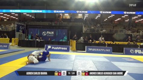Andres Emilio Alvarado San Andre vs Adrien Carlos Ibarra 2025 Pan Jiu Jitsu IBJJF Championship