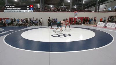 92 kg Cons. Quarters - Mac Stout, Pittsburgh Wrestling Club vs Harvey Ludington, Hawkeye Wrestling Club