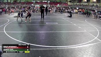 101 lbs Cons. Round 2 - Kamryn Tack, Bennington Wrestling Club vs Hailey McDonald, Millard South Wrestling Club
