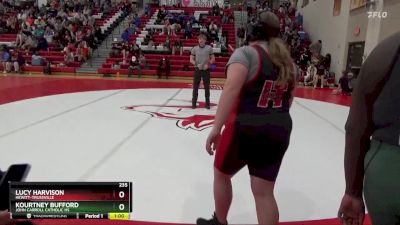 235 lbs Cons. Round 2 - Kourtney Bufford, John Carroll Catholic HS vs Lucy Harvison, Hewitt-Trussville