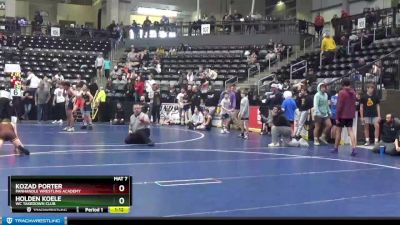 125 lbs Cons. Semi - Kozad Porter, Panhandle Wrestling Academy vs Holden Koele, WC Takedown Club