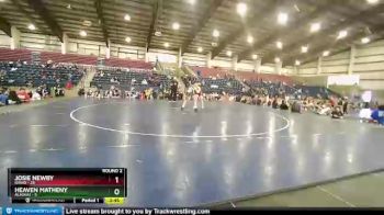 150 lbs Round 2 (10 Team) - Josie Newby, IDAHO vs Heaven Matheny, ALASKA1