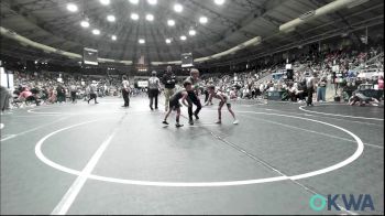 55 lbs Round Of 16 - Cy Cox, Coweta Tiger Wrestling vs Connor Johnson, Brushy Wrestling Club