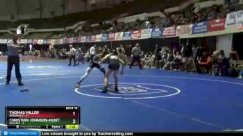 138 lbs Sat 12 - Thomas Miller, Grassfield vs Christian Johnson-Hunte, Hayfield