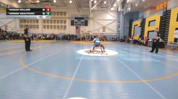 132 lbs Cons. Semi - Kaquan Holland, William Penn H.S. vs Andrew Amalfitano, Woodbridge H S