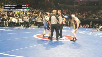 157 Class 4 lbs Cons. Round 3 - Brodie Davis, Grain Valley vs Paxton Hughes, Liberty (Wentzville)