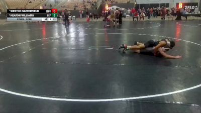 152 lbs Cons. Semi - Weston Satterfield, Smoky Bear Wrestling Club vs Keaton Williams, Warren County Pioneers