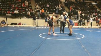 165 lbs 1st Place Match - Bella Cruz, Garden City Horace Good Middle School vs Yamile Balderrama, Ulysses Middle School