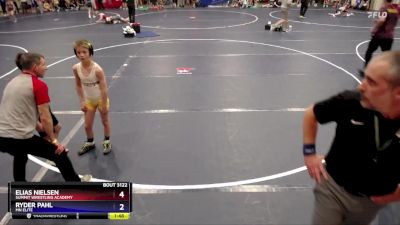 82 lbs 5th Place Match - Elias Nielsen, Summit Wrestling Academy vs Ryder Pahl, MN Elite