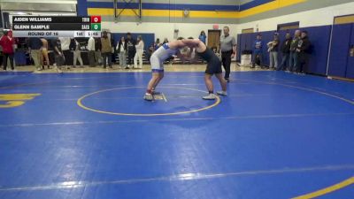 189 lbs Round Of 16 - Aiden Williams, Trinity vs Glenn Sample, Saegertown